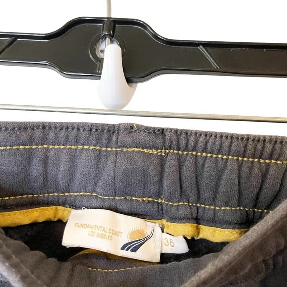 Fundamental Coast Men's Sz 36 Sweatpants Drawstring Stretch Waist Gray *FLAW* - Picture 6 of 7